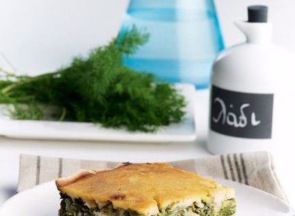 Χορτόπιτα με πλαστό φύλλο