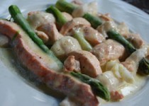 Πλέγμα σολομού με γλώσσα