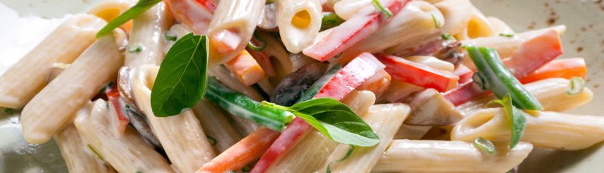 Πένες με λαχανικά primavera