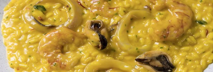 Ριζότο με θαλασσινά και σαφράν