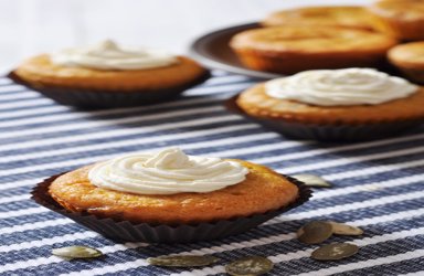 Μάφινς με μπαχαρικά κολοκύθα και τυρί κρέμα