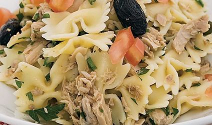 Φιογκάκια με τόνο και κάπαρη