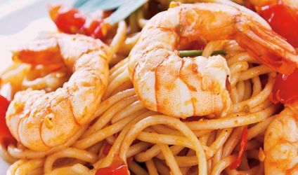 Σπαγέτι με γαρίδες