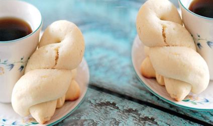 Κουλουράκια με άρωμα λεμόνι