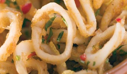 Καλαμάρια λεμονάτα