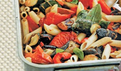 Πένες με ψητά λαχανικά