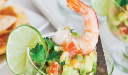 Γαρίδες σεβίτσε με αβοκάντο