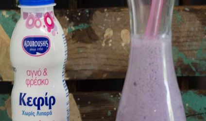 Smoothie με βατομούρα και βρώμη