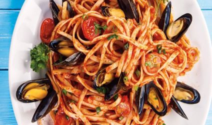 Μακαρονάδα µε µύδια