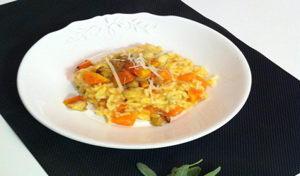 Ριζότο κολοκύθας